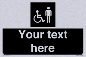 Custom information: black panel disabled and male